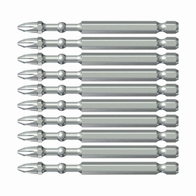 Vessel Tools IBPH290P10K Impact Ball Torsion Bits PH2 x 90, 10 pack