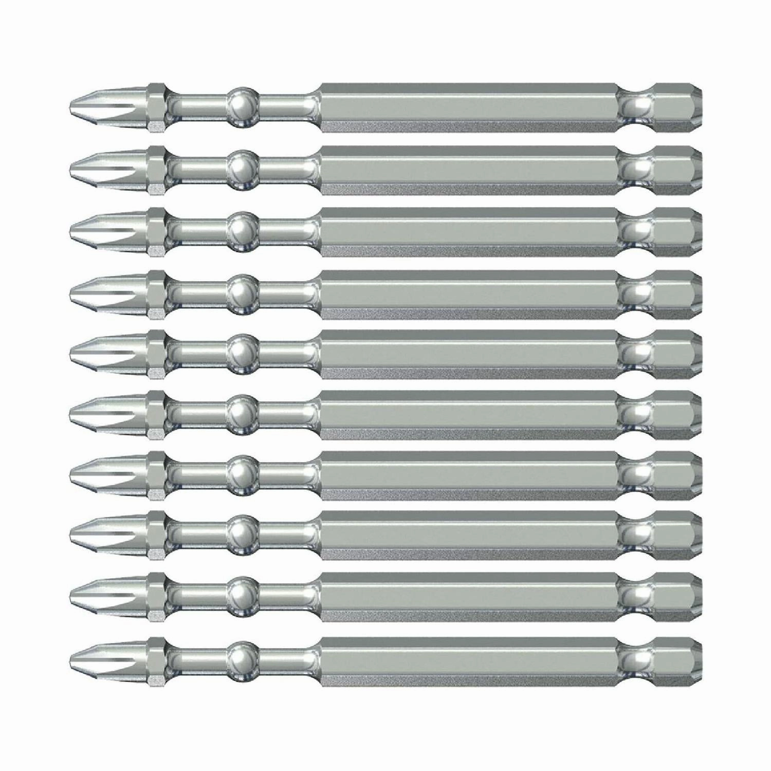 Vessel Tools IBPH290P10K Impact Ball Torsion Bits PH2 x 90, 10 pack