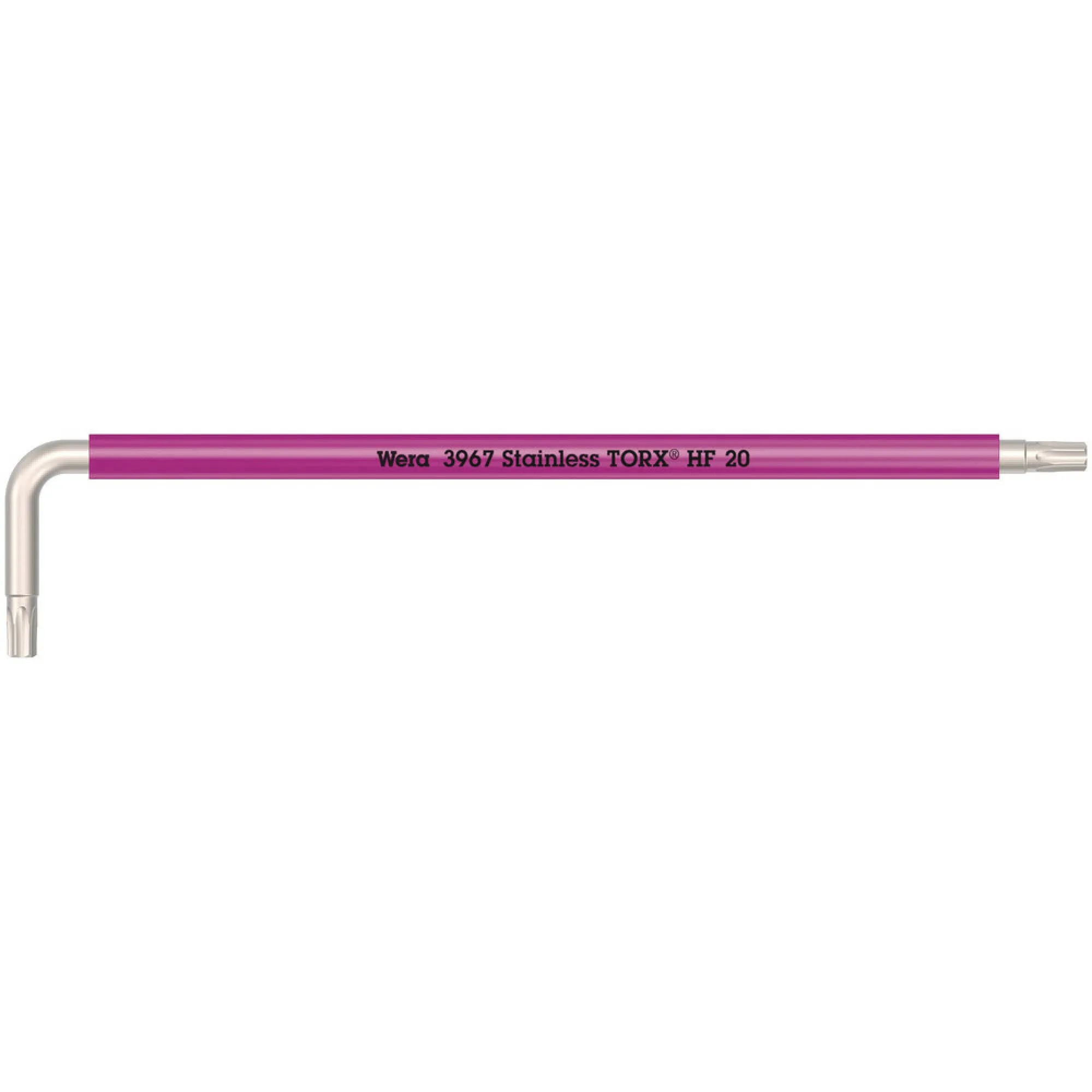 Wera 3967 SXL HF TORX L-key Multicolour with holding function, long, stainless, TX 15 x 123 mm