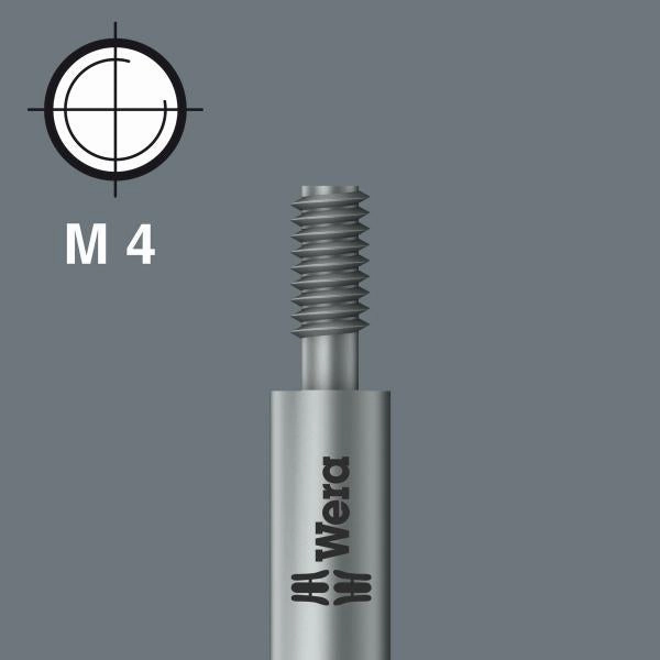Wera 05065125001 #2 x 33mm Pozidriv Bit - Thread Drive M5