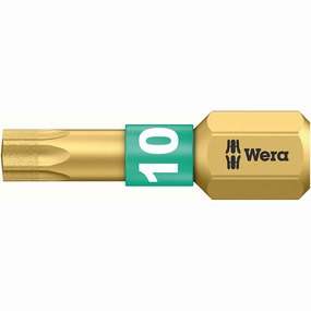 Wera 05134374001 1 BDC Diamond Coated TORX 10 Bit, 5 Piece