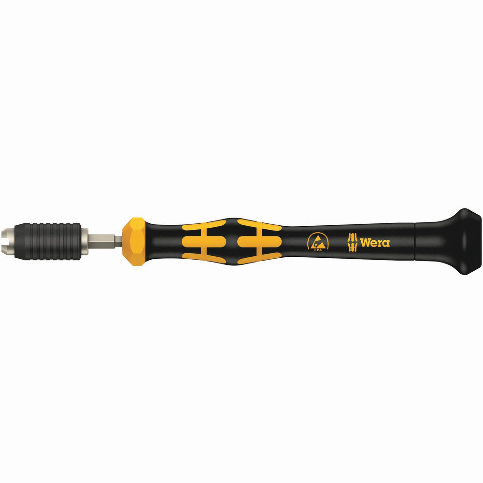 Wera 1460 ESD Kraftform Micro pre-set adjustable torque screwdrivers (0.02-0.11 Nm) with quick-release chuck, 1461 ESD x 0.050 Nm