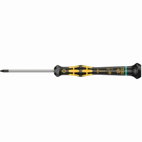 Wera 1567 TORX BO ESD Kraftform Micro screwdriver for tamper-proof TORX screws, TX 6 BO x 60 mm