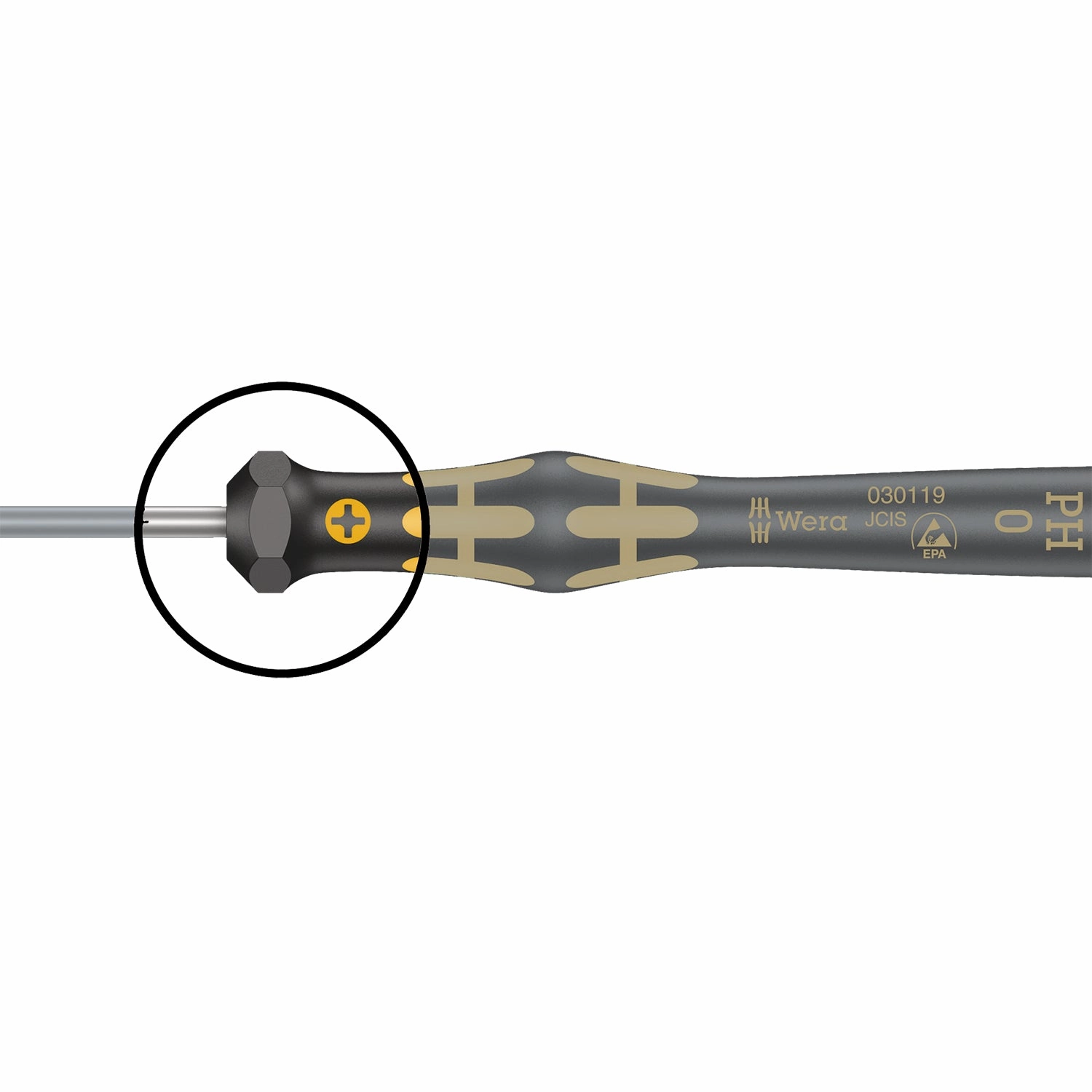 Wera 1569 ESD Nutdriver Kraftform Micro, 3.5 x 60 mm