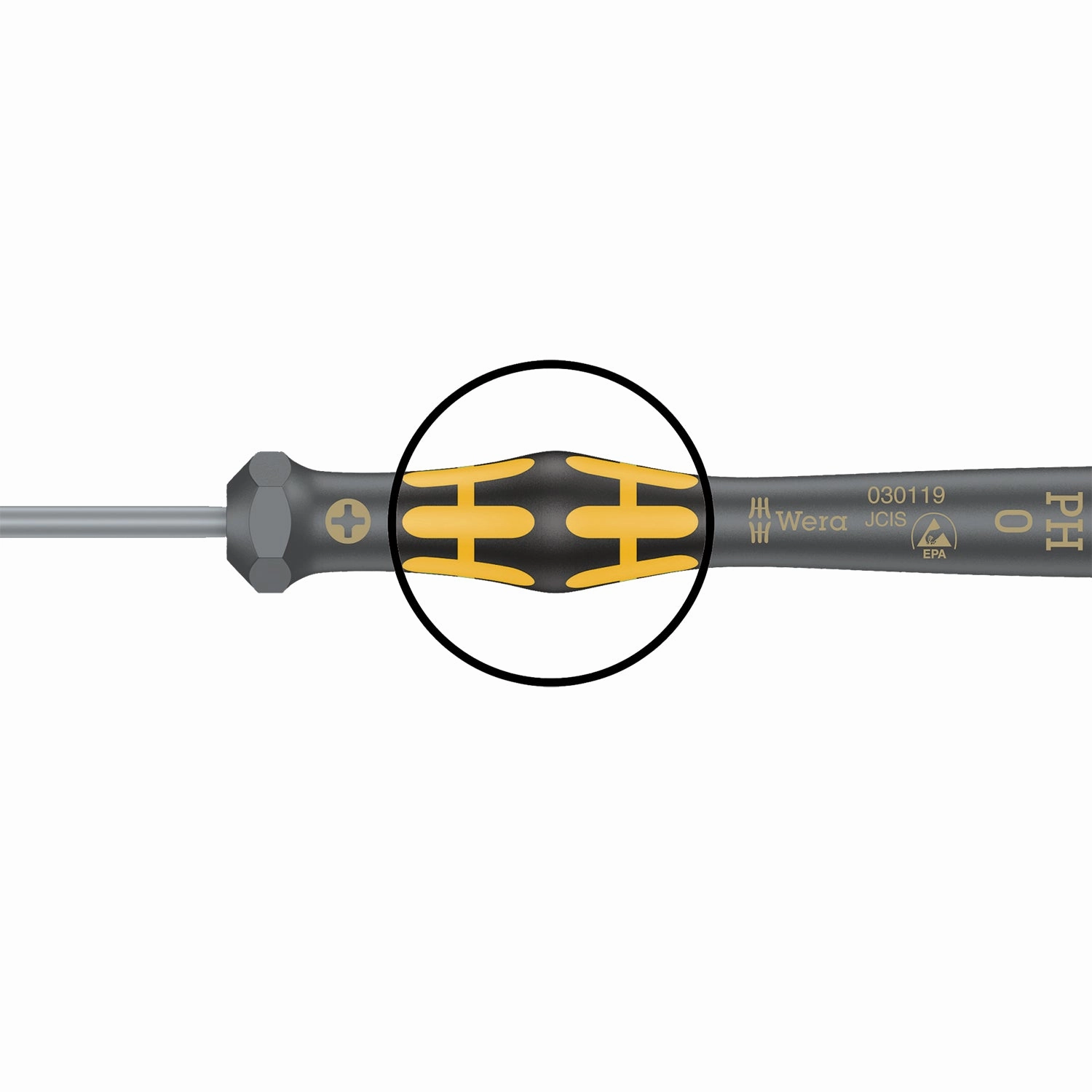 Wera 1569 ESD Nutdriver Kraftform Micro, 3 x 60 mm