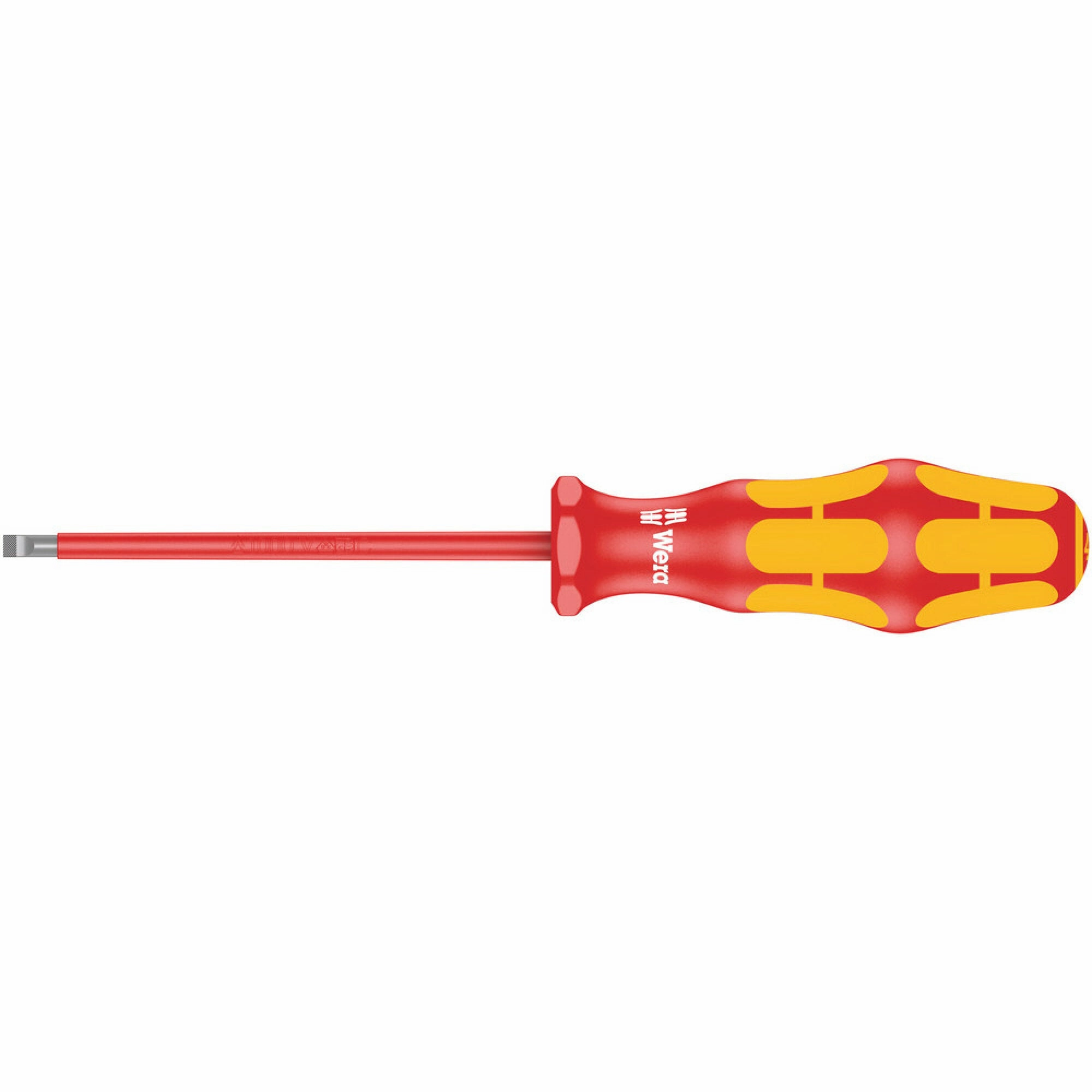 Wera 160 i VDE Insulated screwdriver for slotted screws, 0.4 x 2.5 x 80 mm
