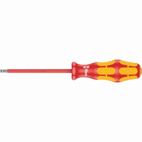 Wera 160 i VDE Insulated screwdriver for slotted screws, 1.6 x 8 x 200 mm
