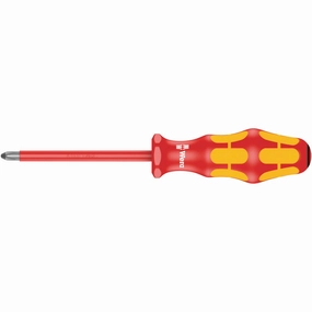 Wera 165 i PZ VDE Insulated screwdriver for Pozidriv screws, PZ 4 x 200 mm