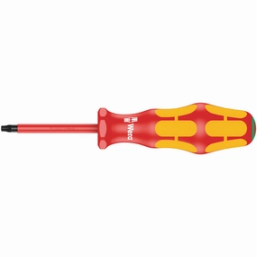 Wera 167 i VDE Insulated screwdriver for TORX screws, TX 20 x 80 mm