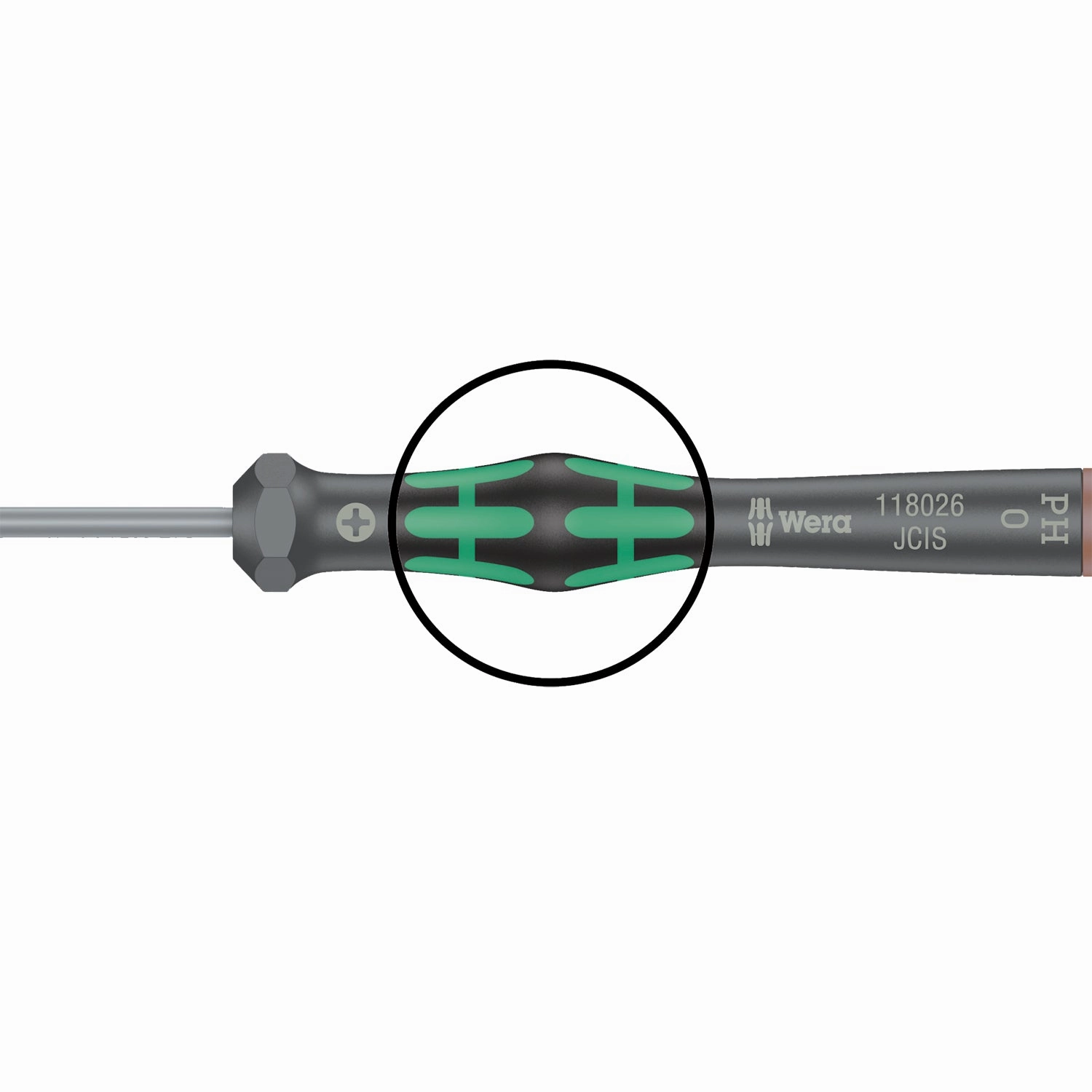 Wera 2035 Screwdriver for slotted screws for electronic applications, 0.20 x 1.2 x 40 mm