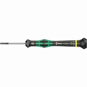 Wera 2035 Screwdriver for slotted screws for electronic applications, 0.40 x 2.5 x 80 mm