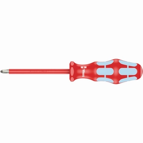 Wera 3162 i PH VDE Insulated screwdriver for Phillips screws, stainless, PH 2 x 100 mm
