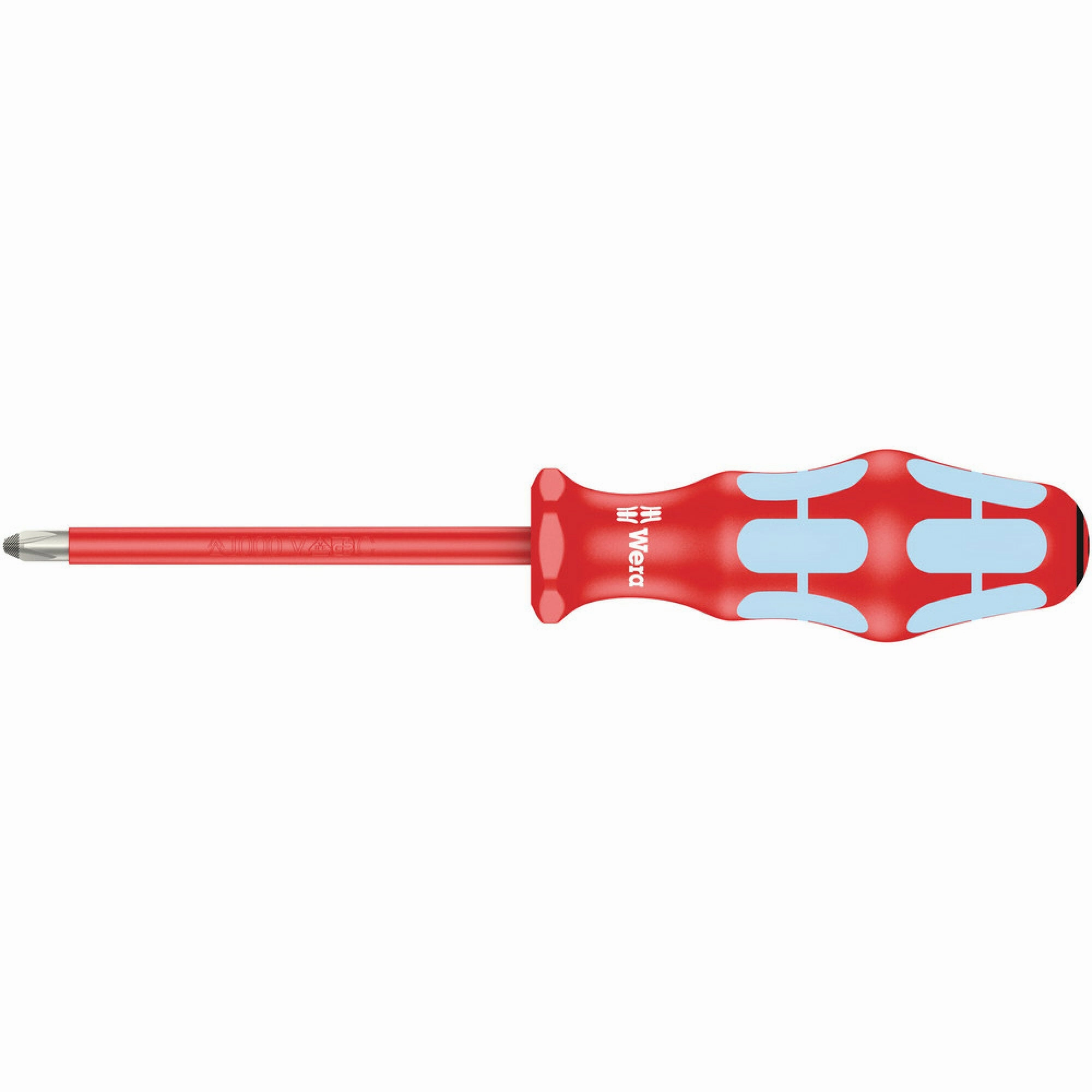 Wera 3165 i PZ VDE Insulated screwdriver for Pozidriv screws, stainless, PZ 1 x 80 mm