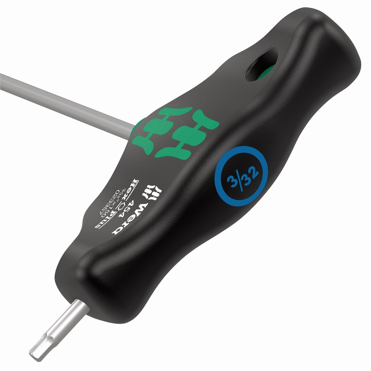 Wera 454 Imperial T-handle hexagon screwdriver Hex-Plus, imperial, 7/64" x 150 mm