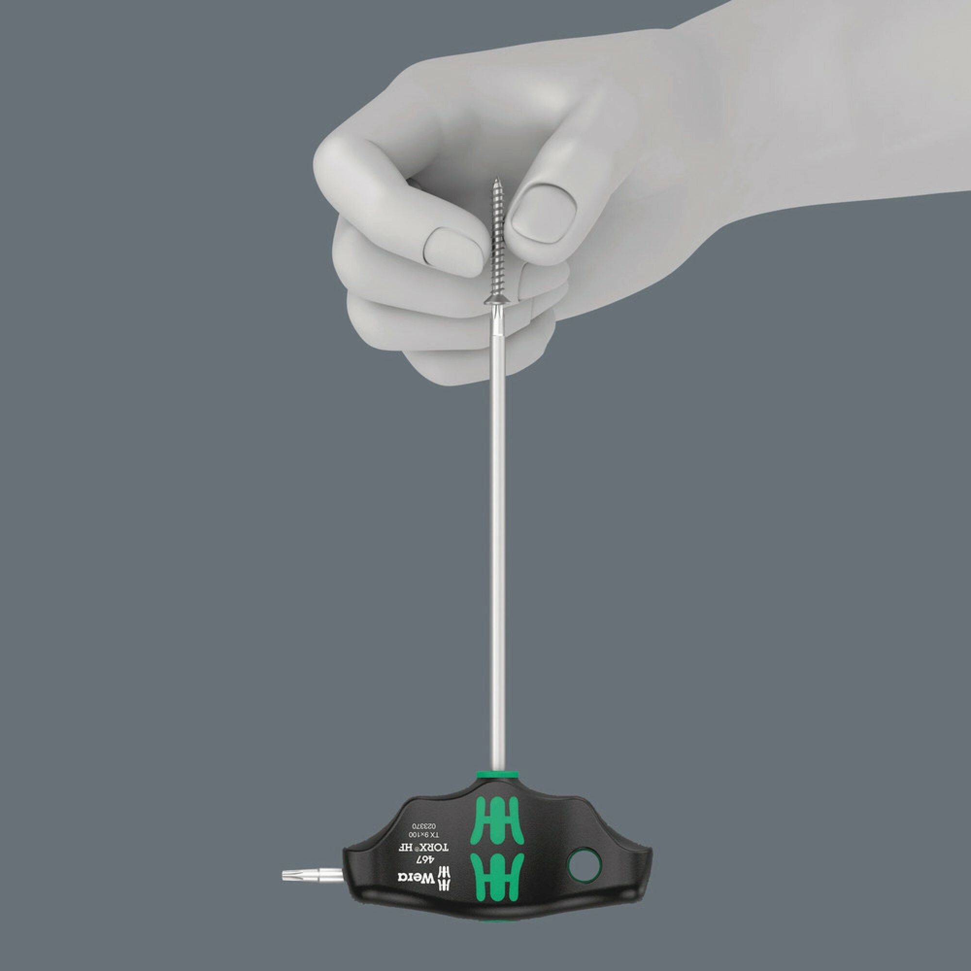 Wera 467 TORX HF T-handle screwdriver with holding function, TX 20 x 200 mm