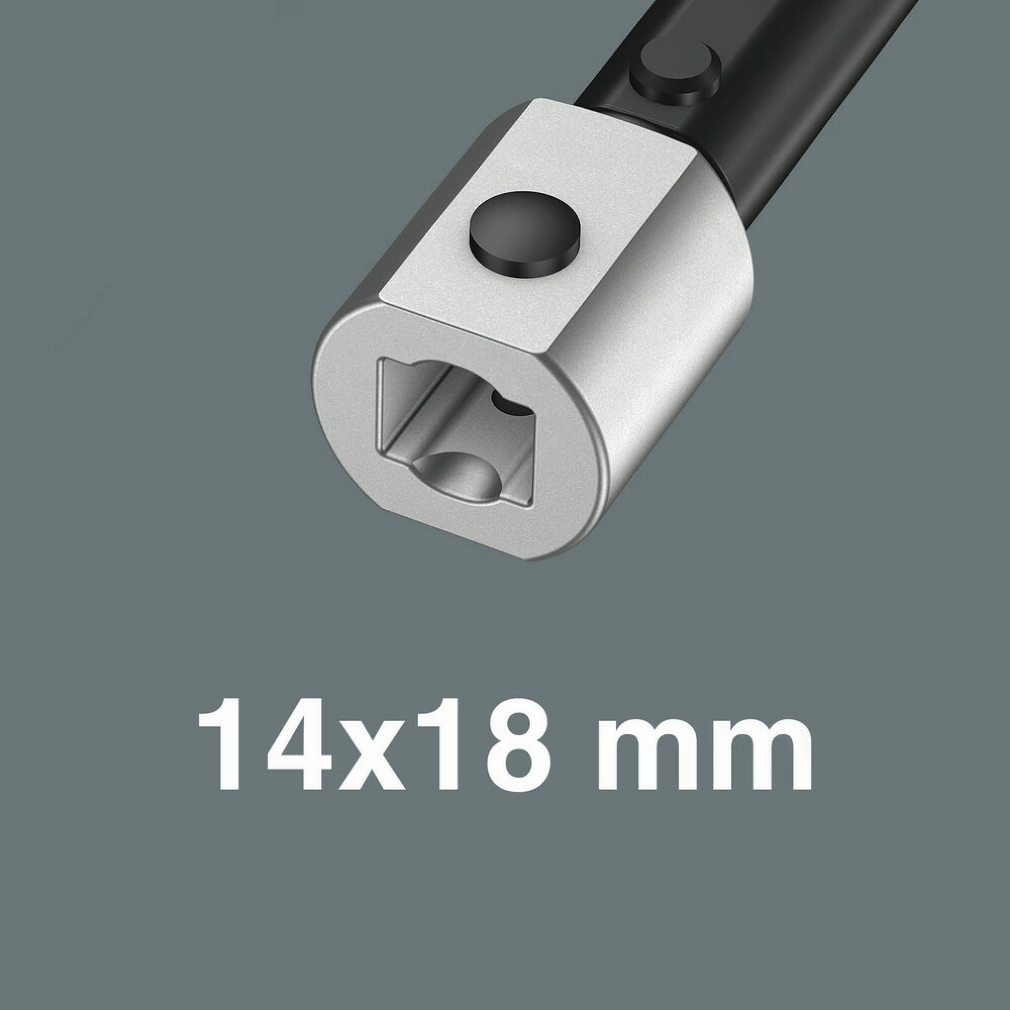 Wera 7781 Ring spanner insert, 14x18 mm, 32 x 81 mm