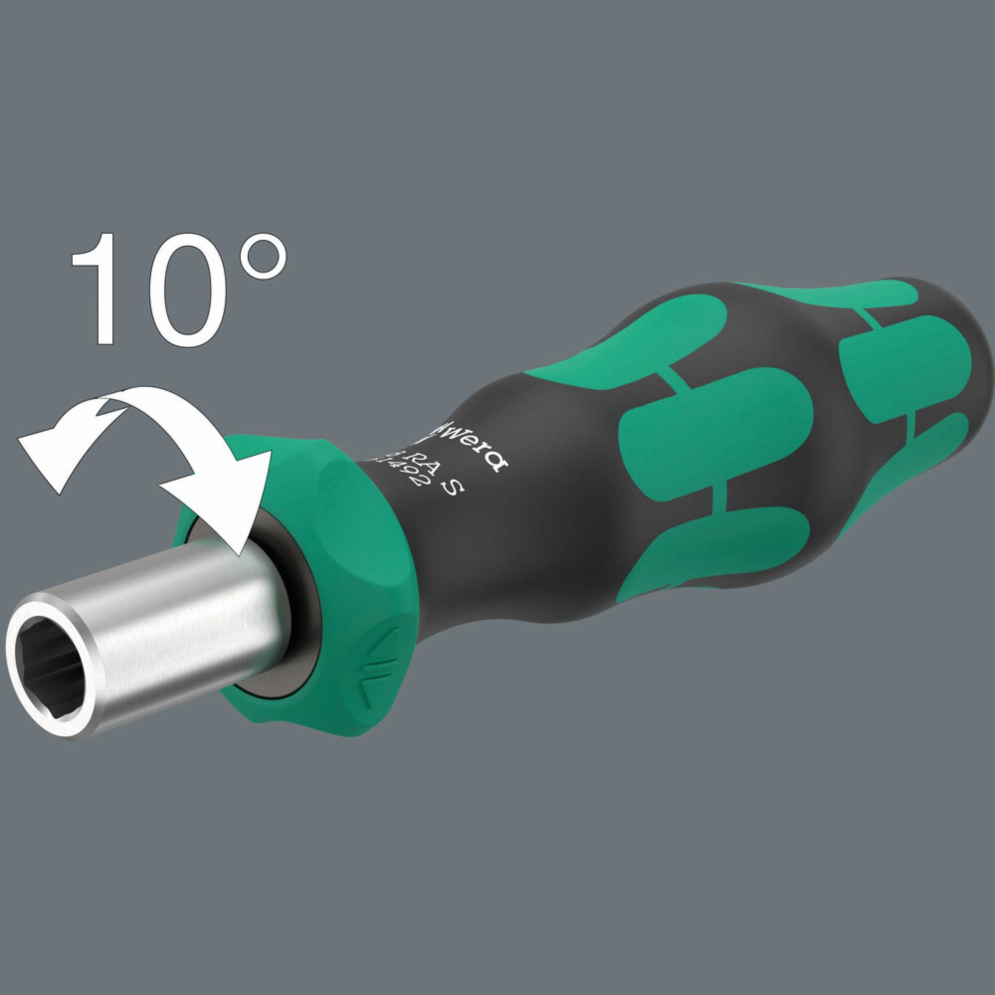 Wera 838 RA S Bitholding screwdriver with ratchet functionality, 1/4"