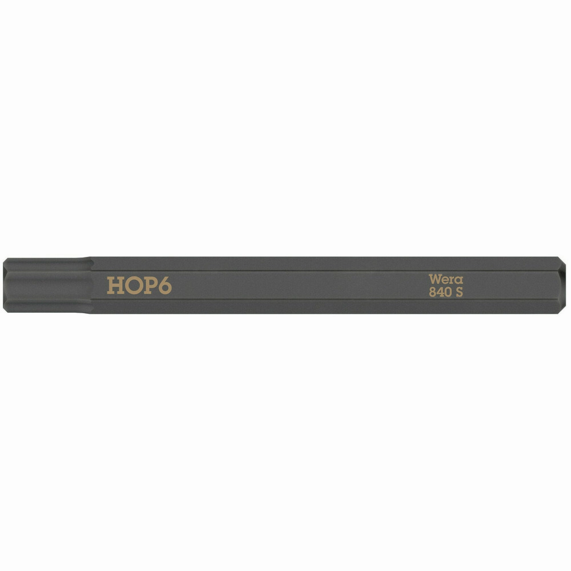 Wera 840 S Hex-Plus bits for impact screwdrivers, 4 x 70 mm