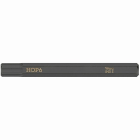 Wera 840 S Hex-Plus bits for impact screwdrivers, 4 x 70 mm