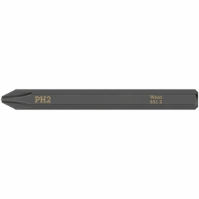Wera 851 S Phillips bits for impact screwdrivers, PH 1 x 70 mm