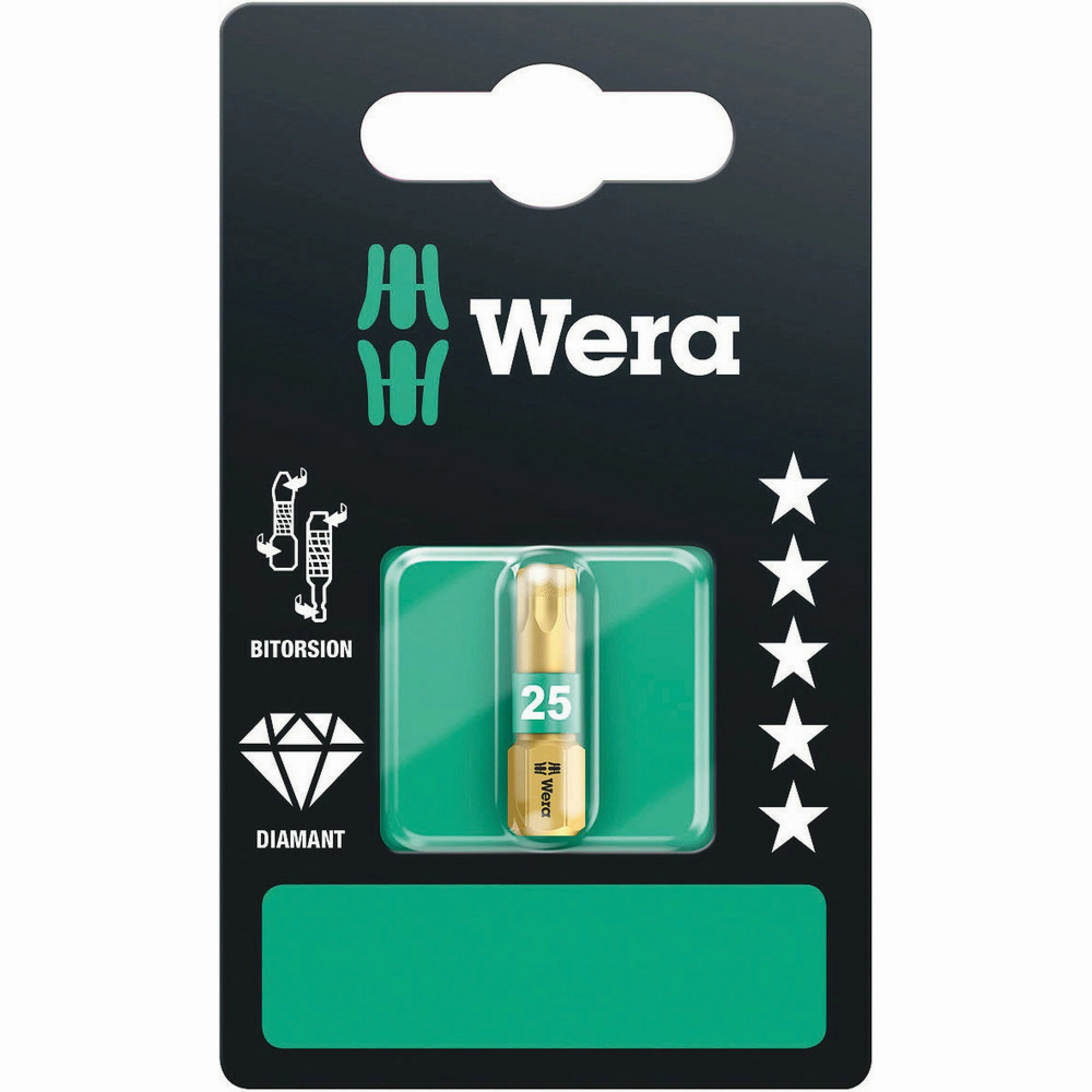 Wera 867/1 BDC SB TORX bits, TX 25 x 25 mm