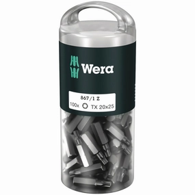 Wera 867/1 TORX DIY 100, TX 15 x 25 mm, 100 pieces