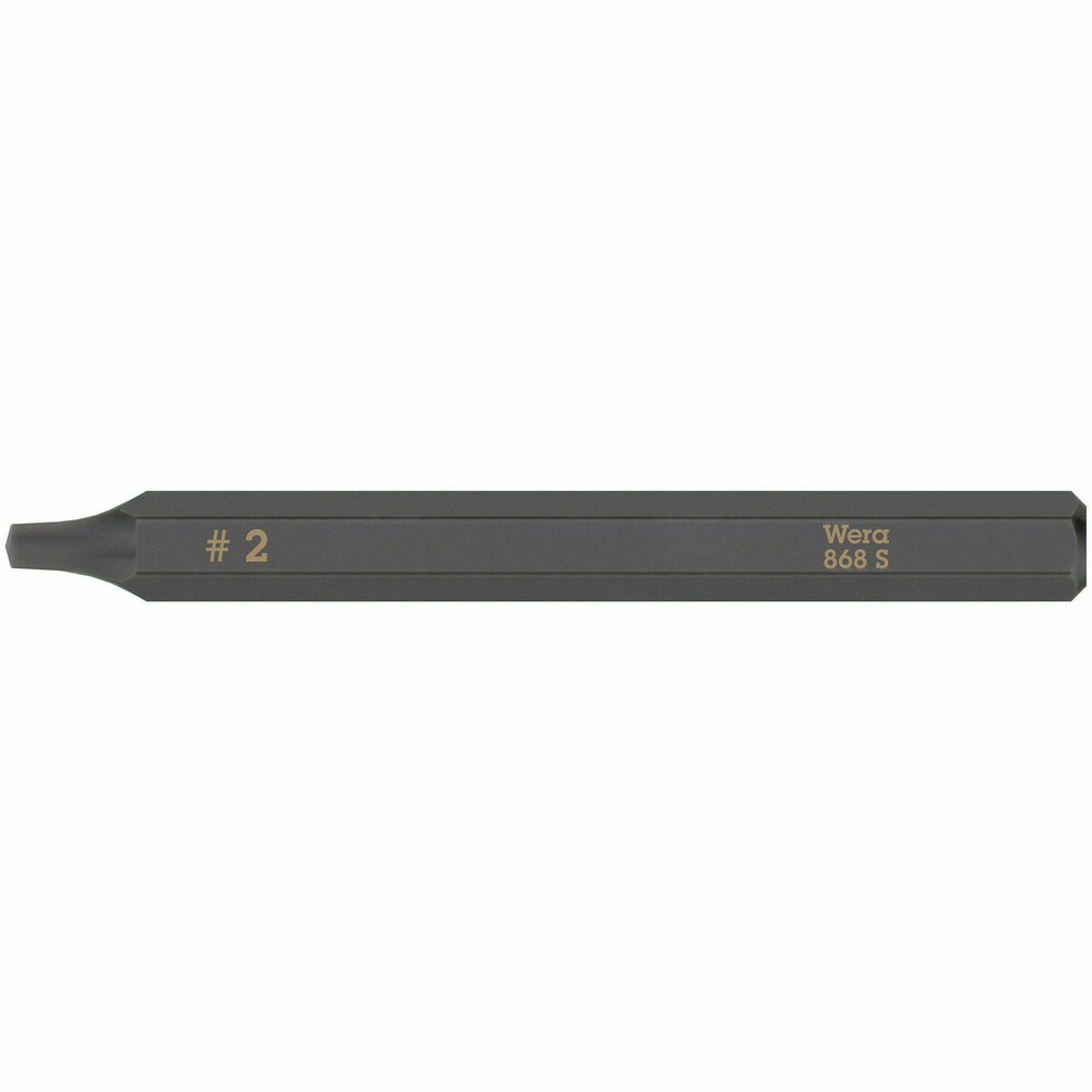 Wera 868 S Square head socket bits for impact screwdrivers, # 1 x 70 mm