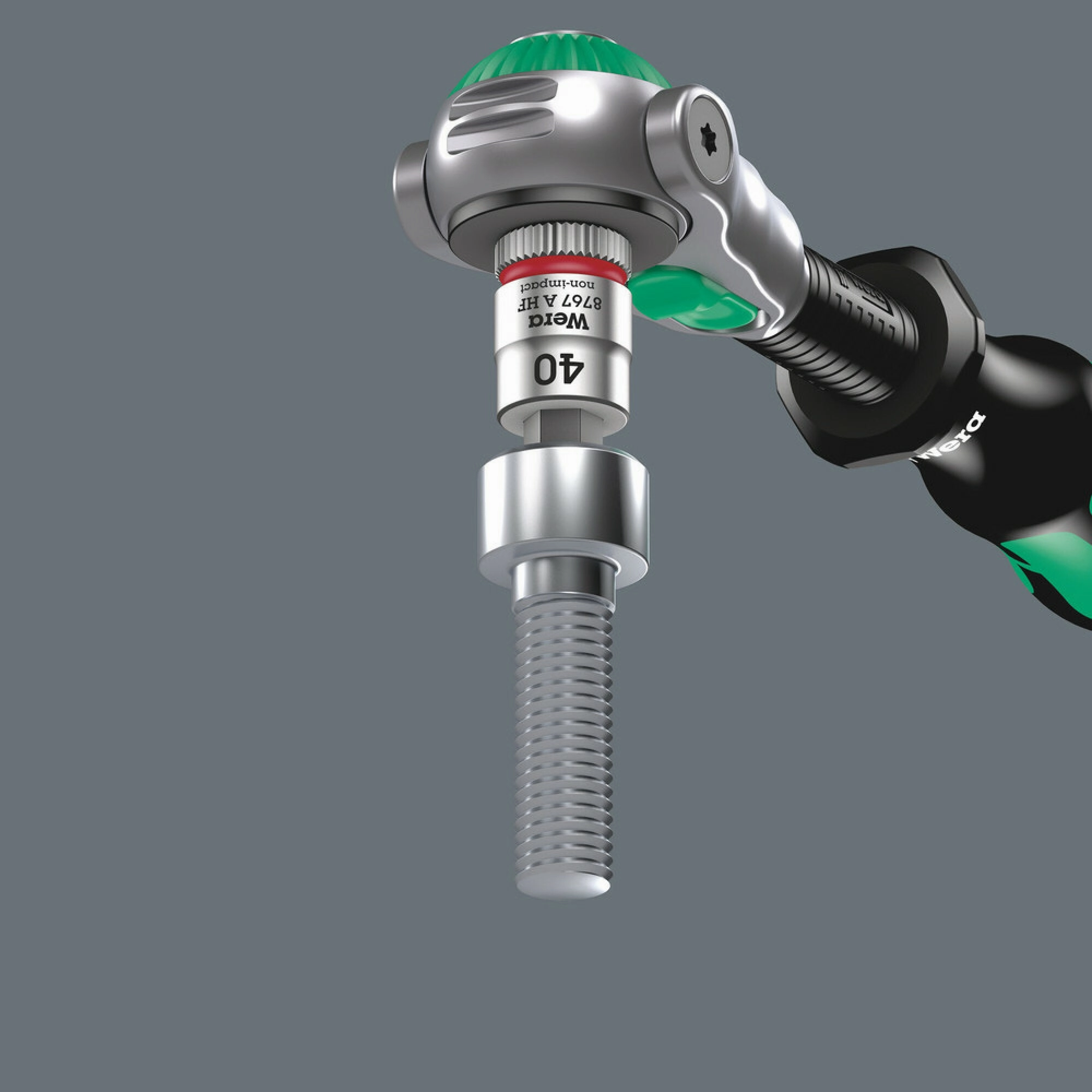 Wera 8767 A HF TORX Zyklop bit socket with holding function, 1/4" drive, TX 30 x 28 mm