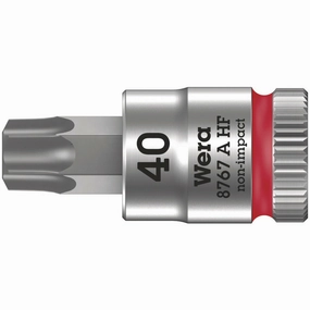 Wera 8767 A HF TORX Zyklop bit socket with holding function, 1/4" drive, TX 30 x 28 mm