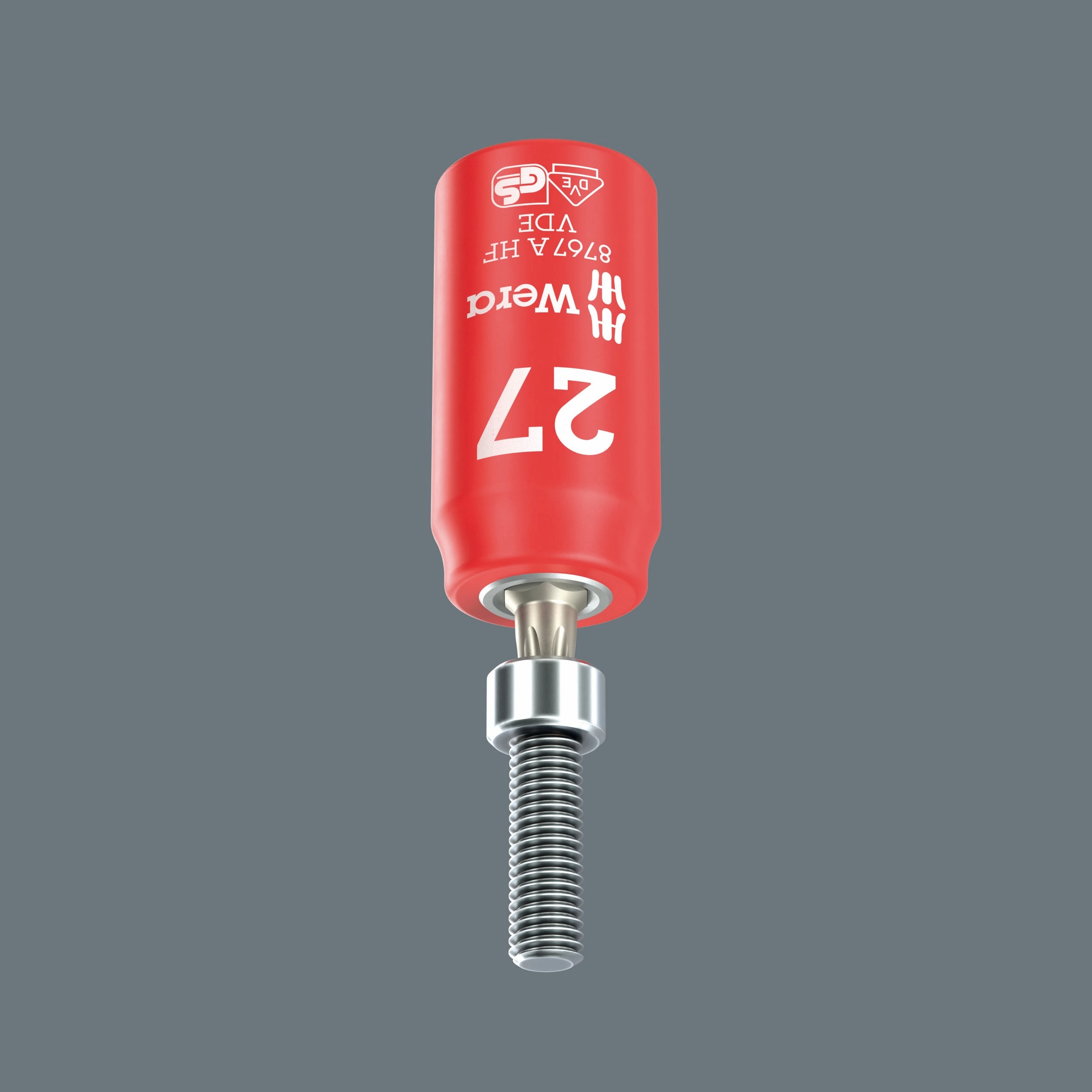 Wera 8767 A VDE HF TORX Zyklop Bit socket, insulated, with 1/4" drive, with holding function, T30