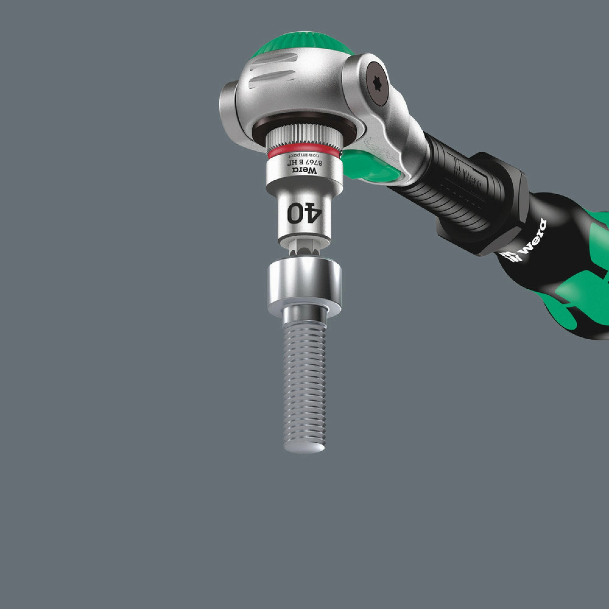 Wera 8767 B HF TORX Zyklop bit socket with holding function, 3/8" drive, TX 15 x 35 mm