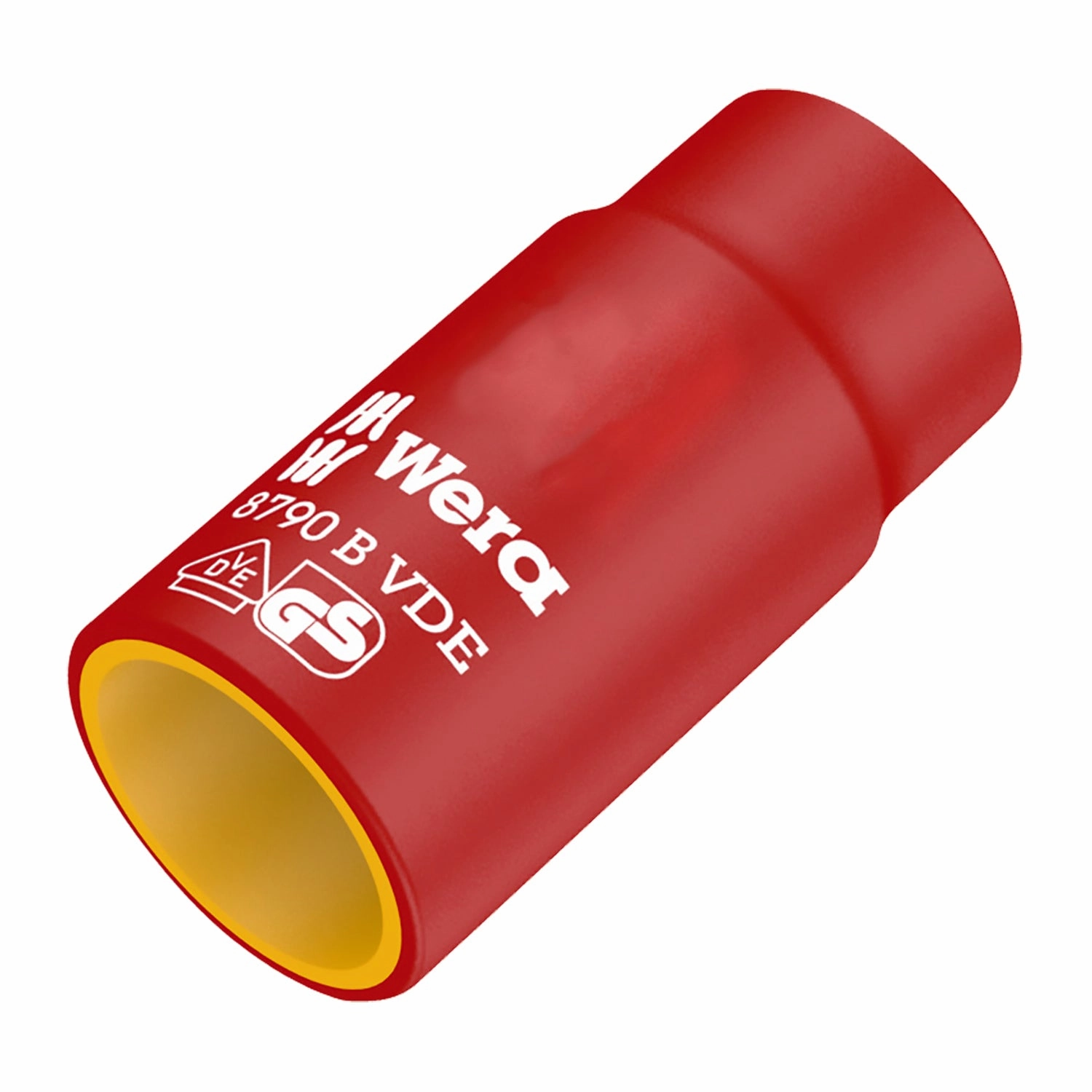 Wera 8767 B VDE HF TORX Zyklop bit socket, insulated, with holding function, 3/8" drive, TX 25 x 55 mm