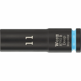 Wera 8790 B Impaktor Deep Socket with 3/8" drive, 11 mm