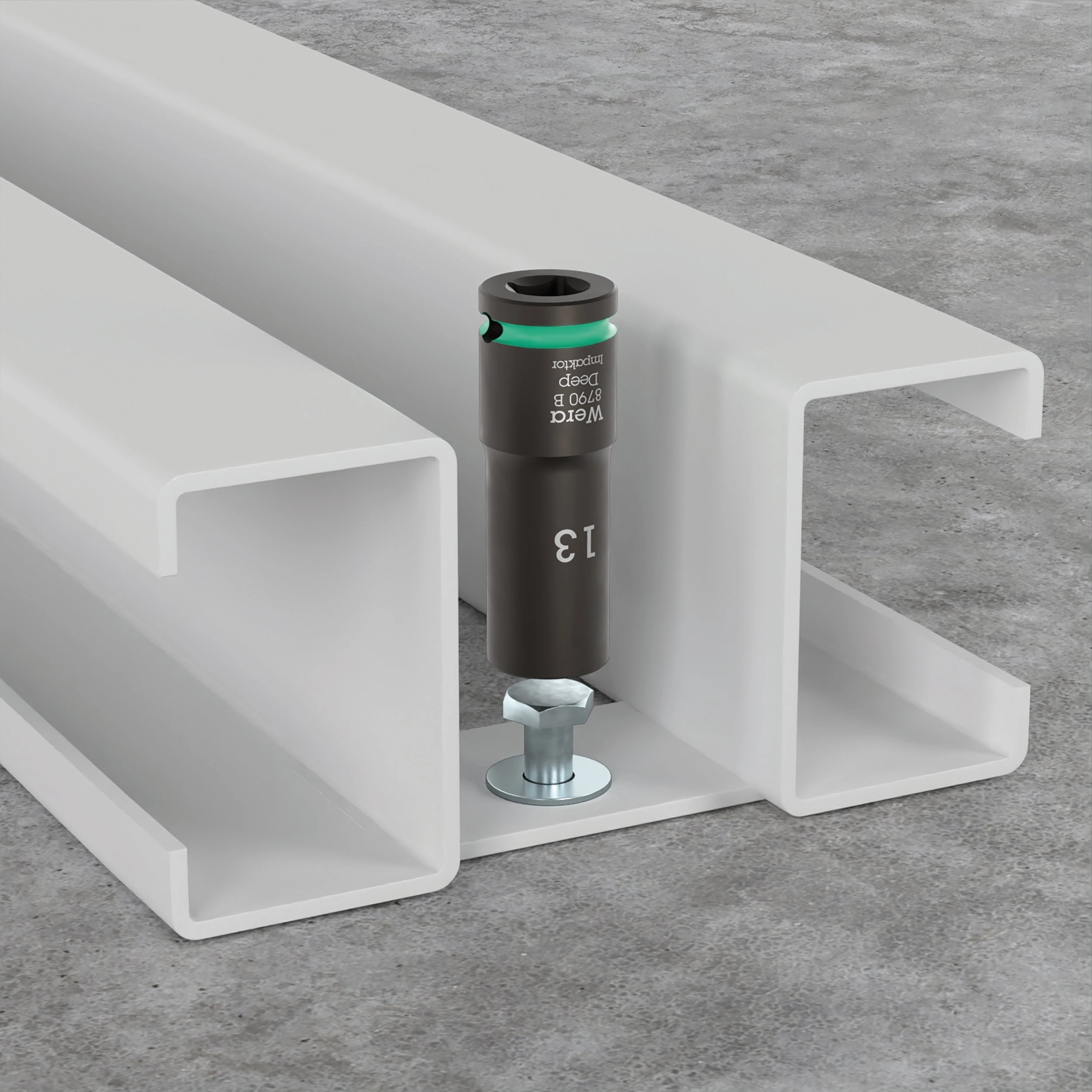 Wera 8790 B Impaktor Deep Socket with 3/8" drive, 15/16"