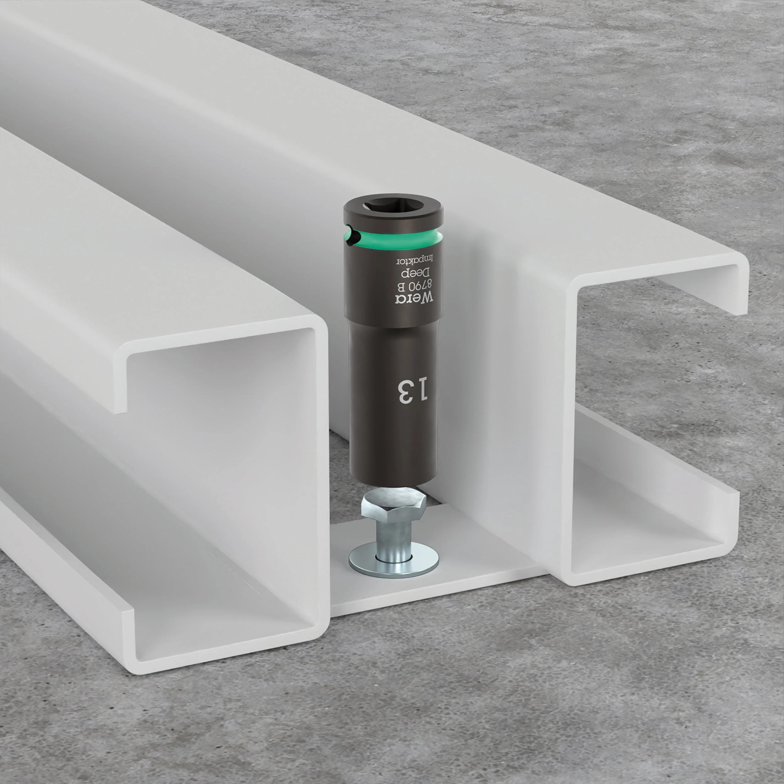 Wera 8790 B Impaktor Deep Socket with 3/8" drive, 15 mm