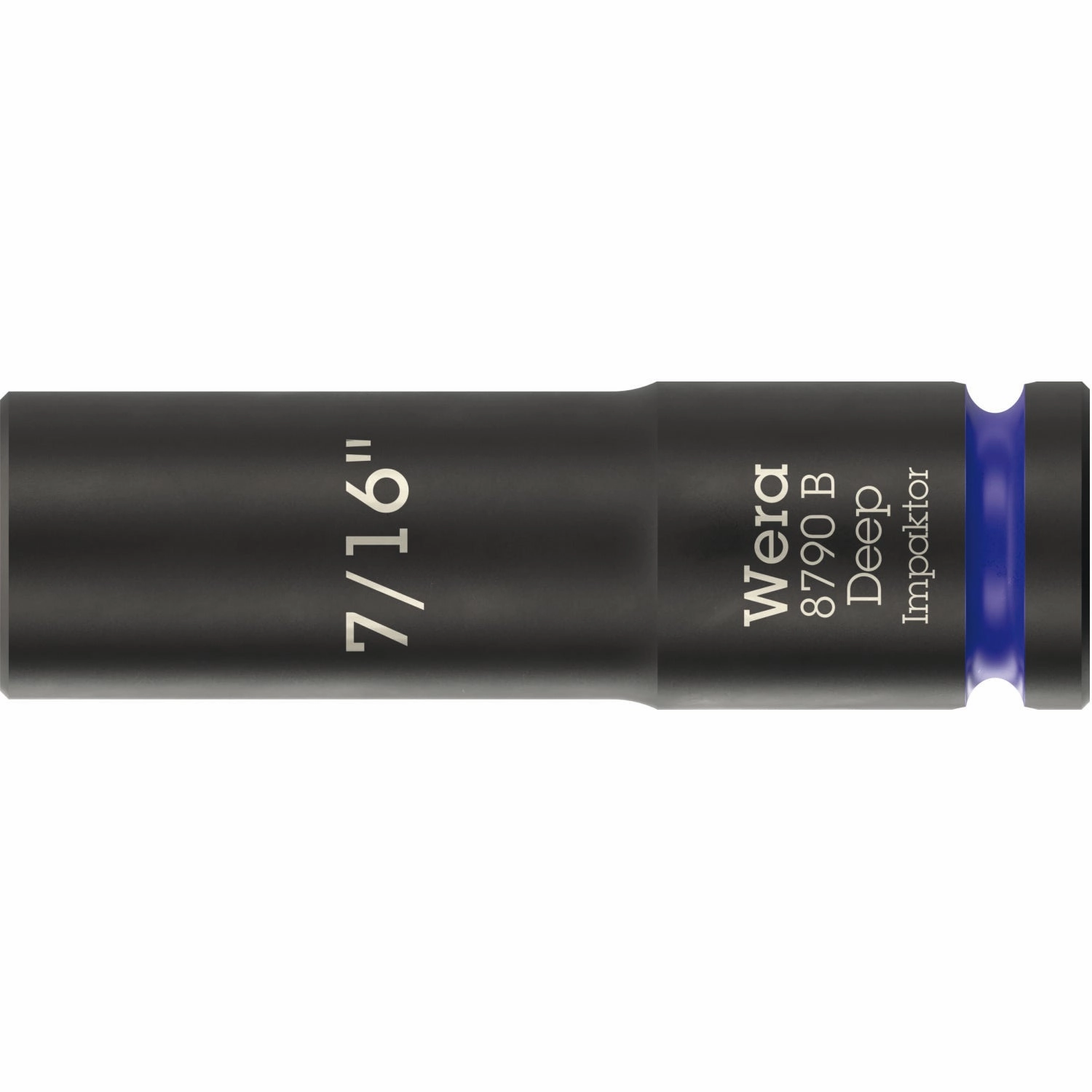 Wera 8790 B Impaktor Deep Socket with 3/8" drive, 7/16"