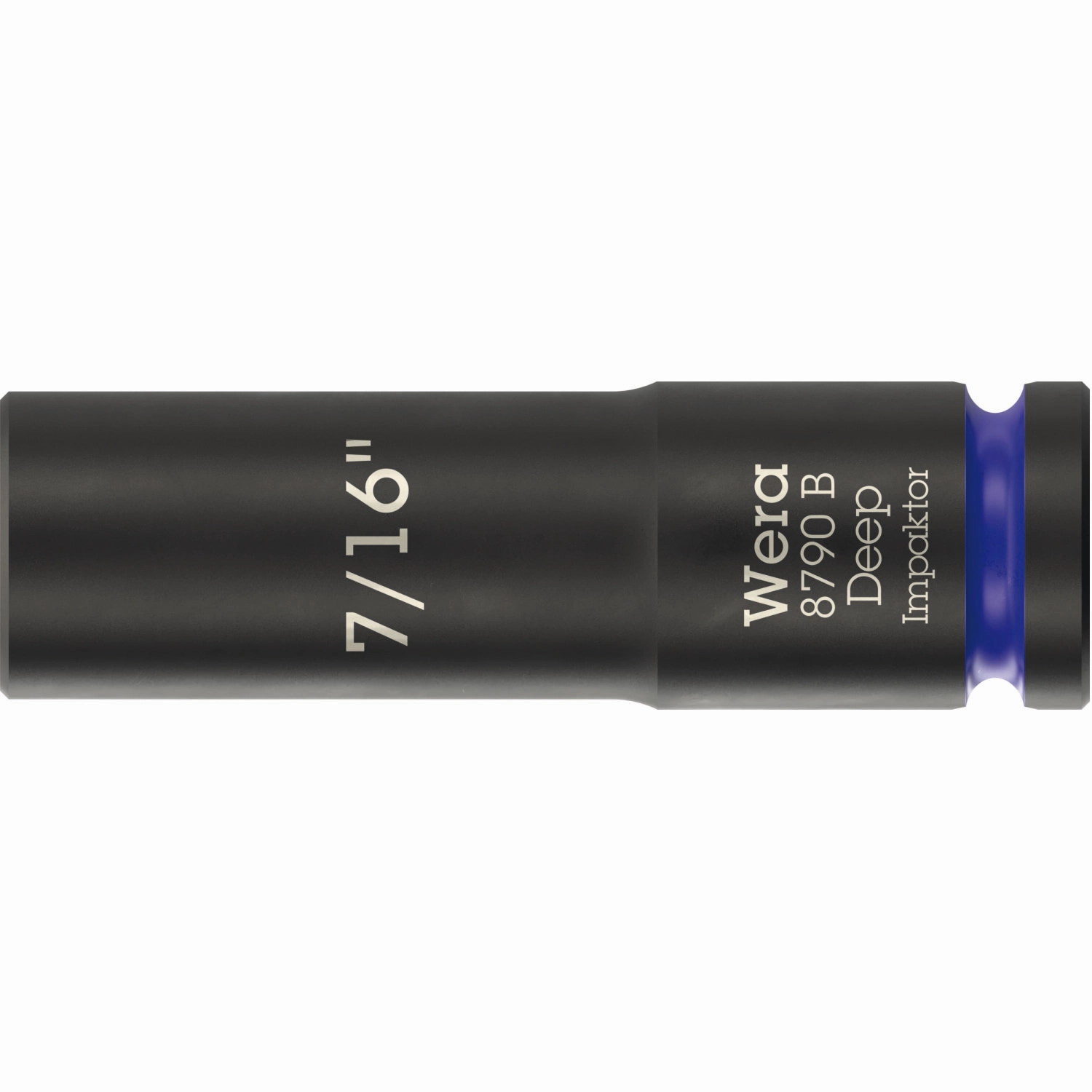 Wera 8790 B Impaktor Deep Socket with 3/8" drive, 7/16"