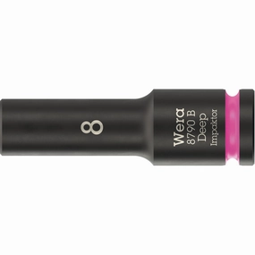 Wera 8790 B Impaktor Deep Socket with 3/8" drive, 8 mm