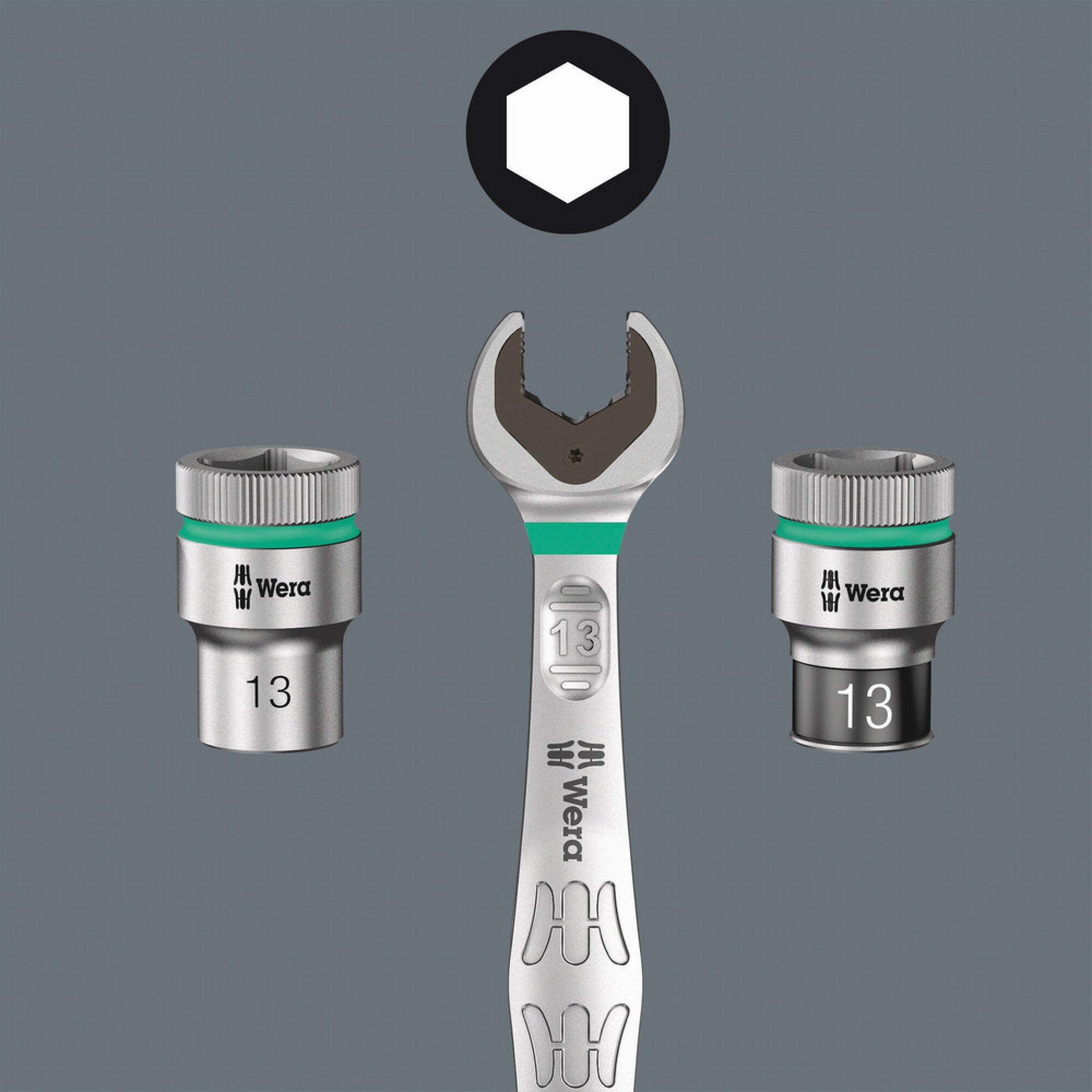 Wera 8790 B Impaktor socket with 3/8" drive, 8 x 30 mm