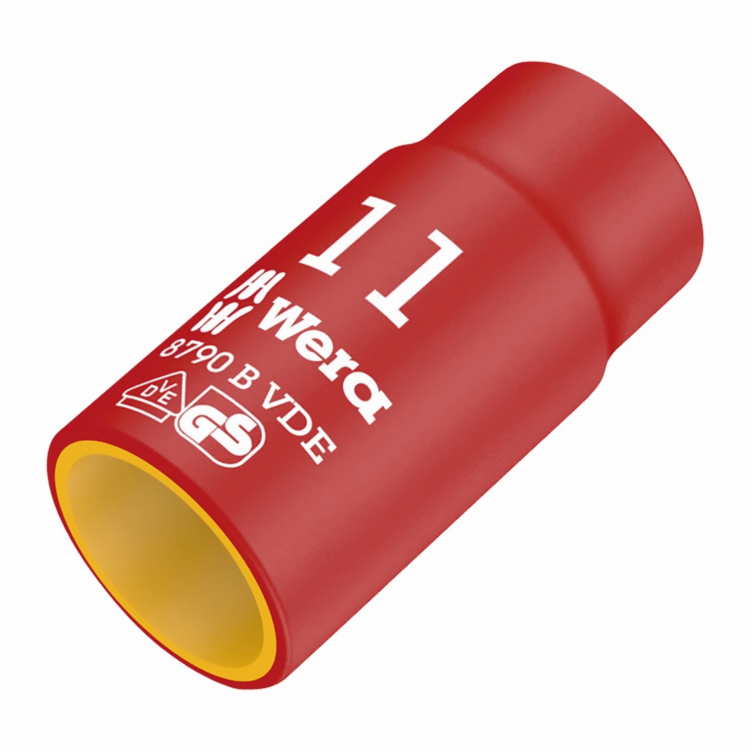 Wera 8790 B VDE Zyklop 3/8" socket, insulated, 11 x 46 mm