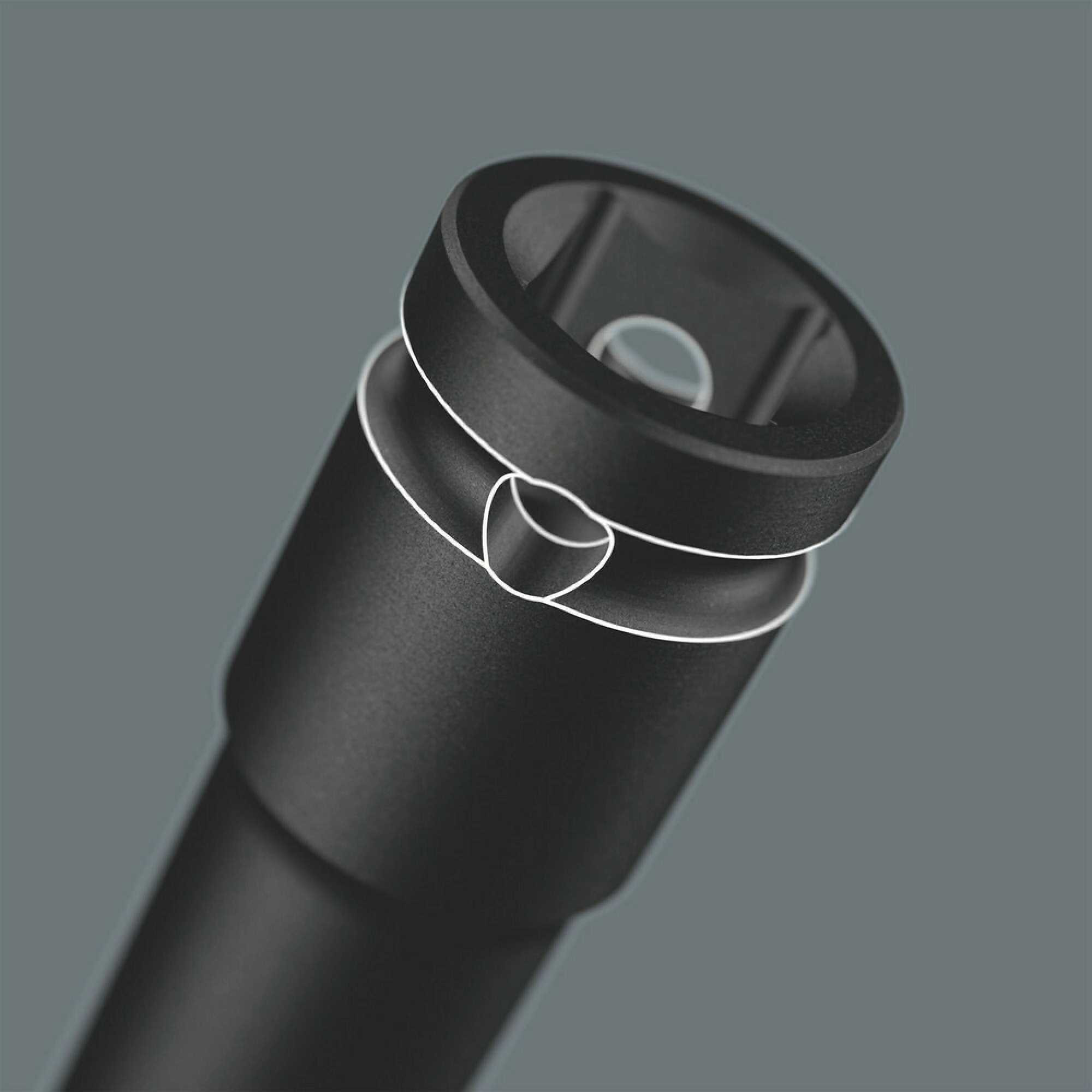 Wera 8790 C Impaktor Deep socket with 1/2" drive, 14 x 83 mm