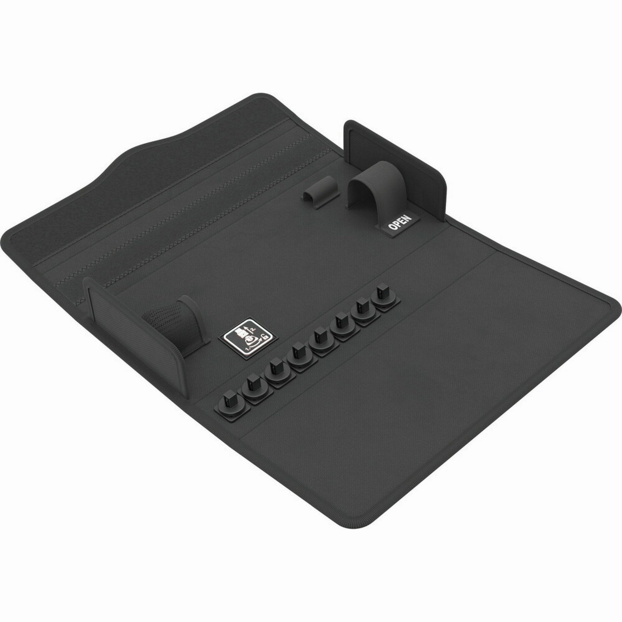 Wera 9471 Textile box Safe-Torque, for up to 10 pieces, empty, 240 x 47 x 148 mm