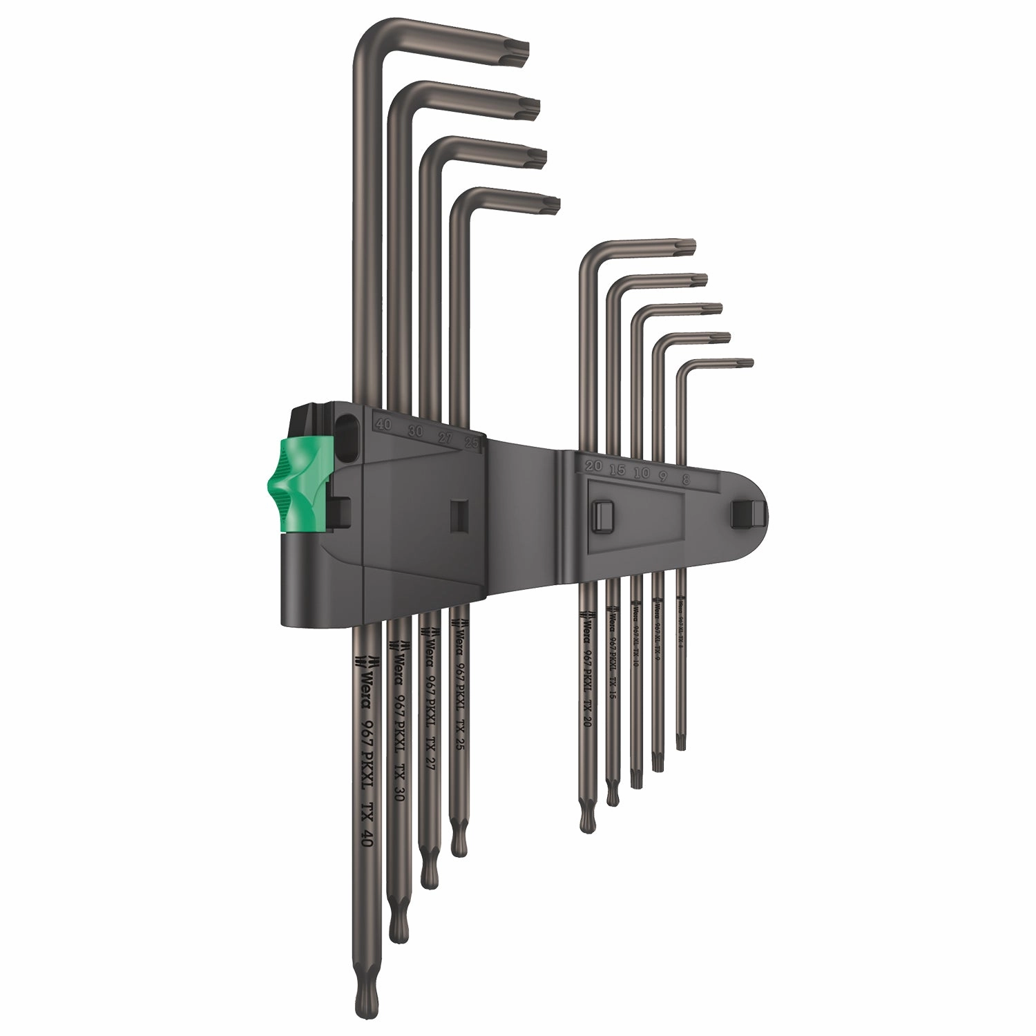 Wera 967/9 TX XL 1 TORX L-key set, long, 9 pieces