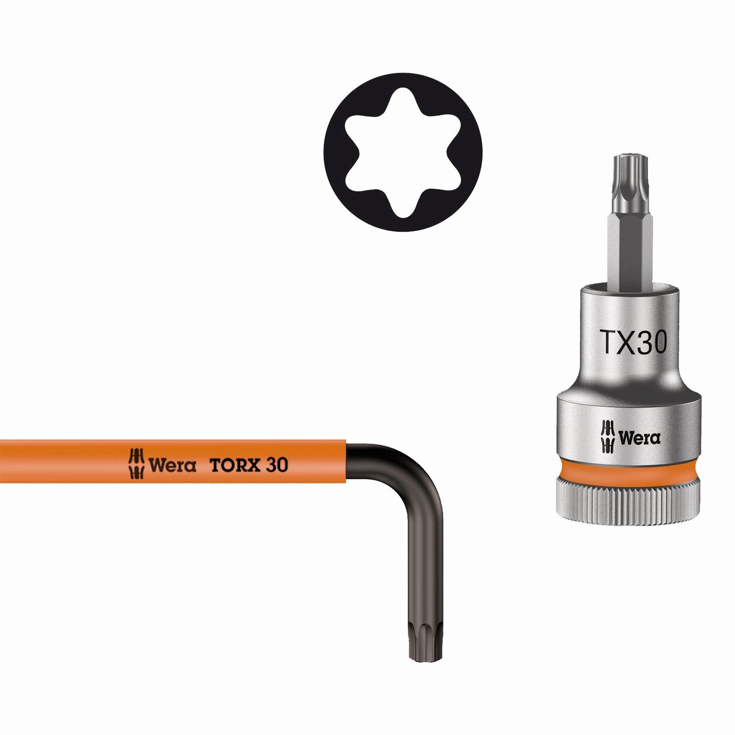 Wera 967 SL TORX HF L-key Multicolour with holding function, TX 27 x 112 mm
