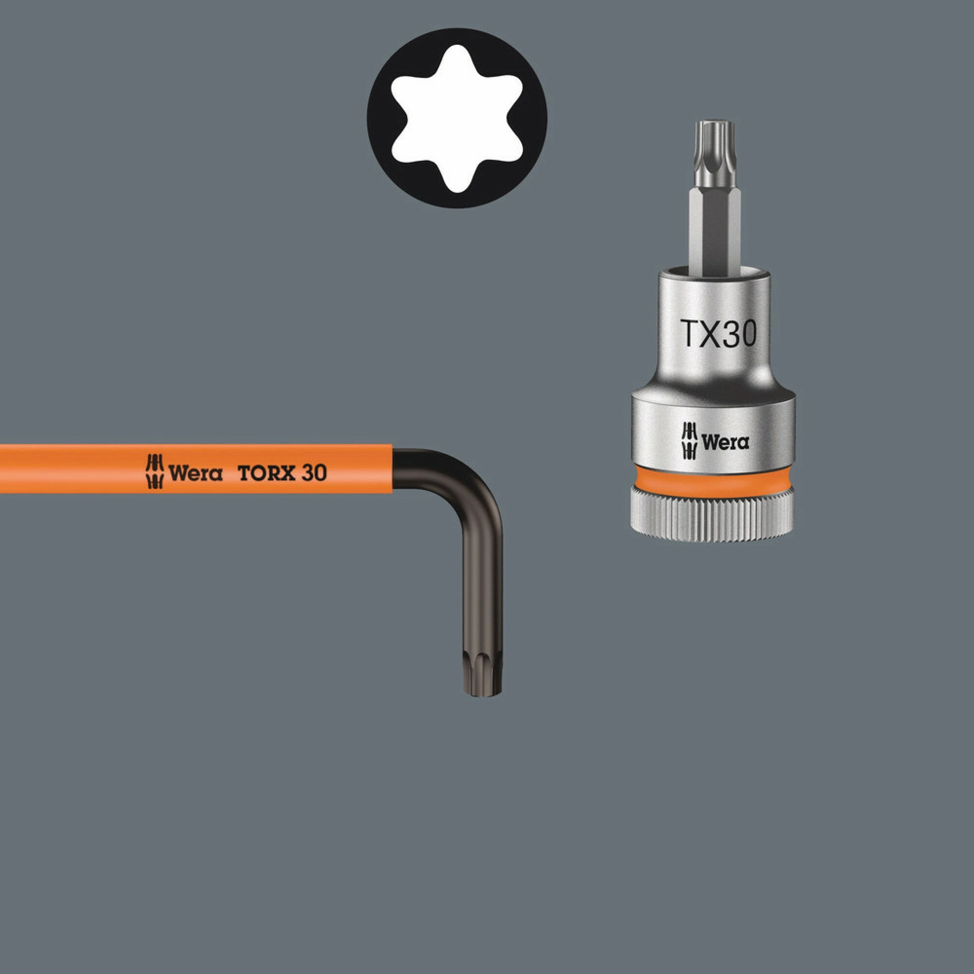 Wera 967 SPKL TORX BO L-key Multicolour, TX 15 x 90 mm