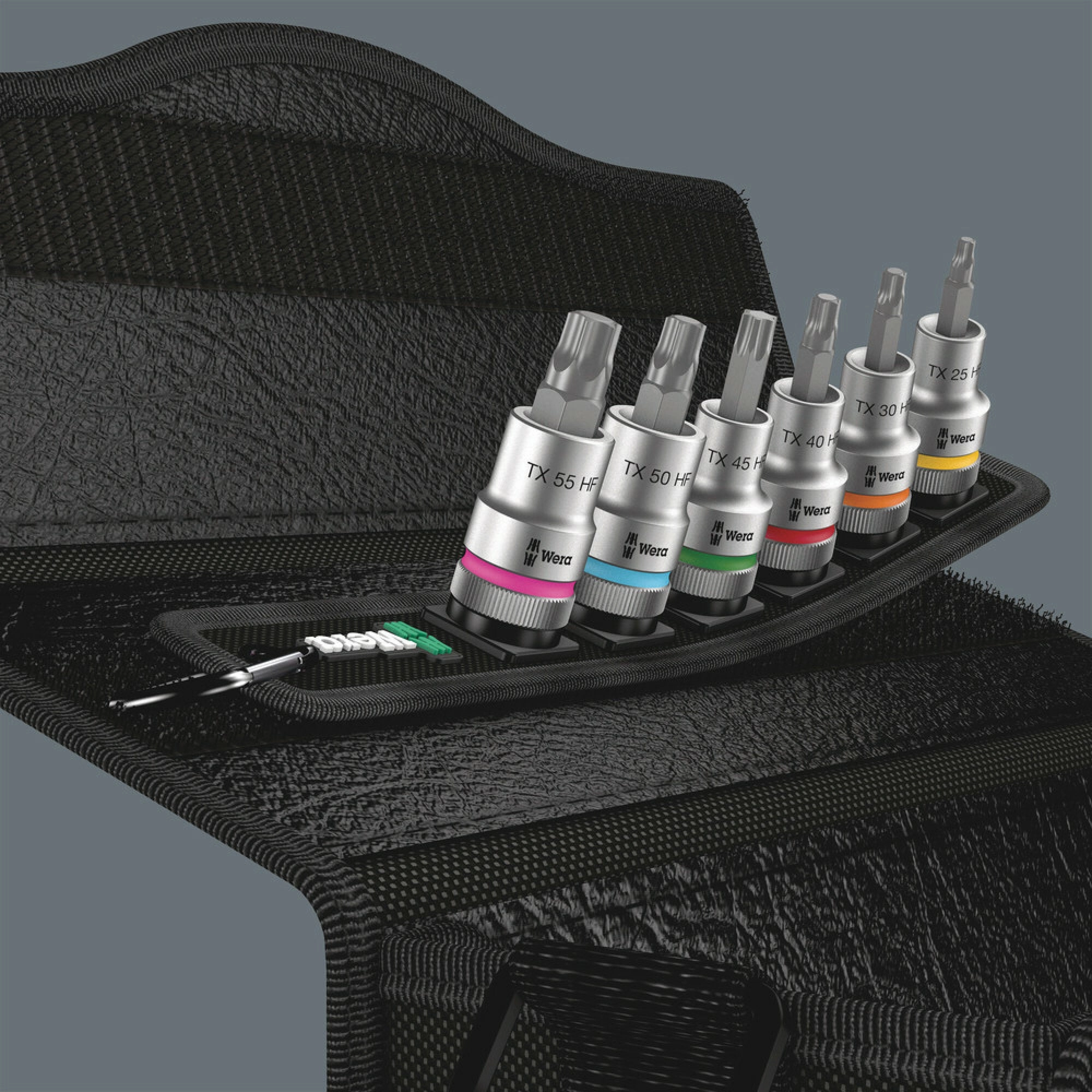Wera Belt C 3 TORX HF Zyklop bit socket set with holding function, 1/2" drive, 6 pieces