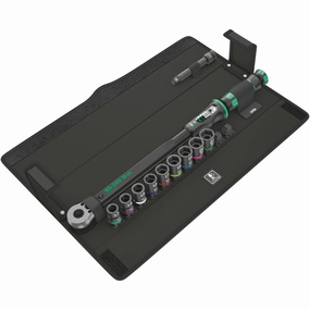 Wera Click-Torque C 3 set 2 for cement screwdriving, 40-200 Nm, 11 pieces