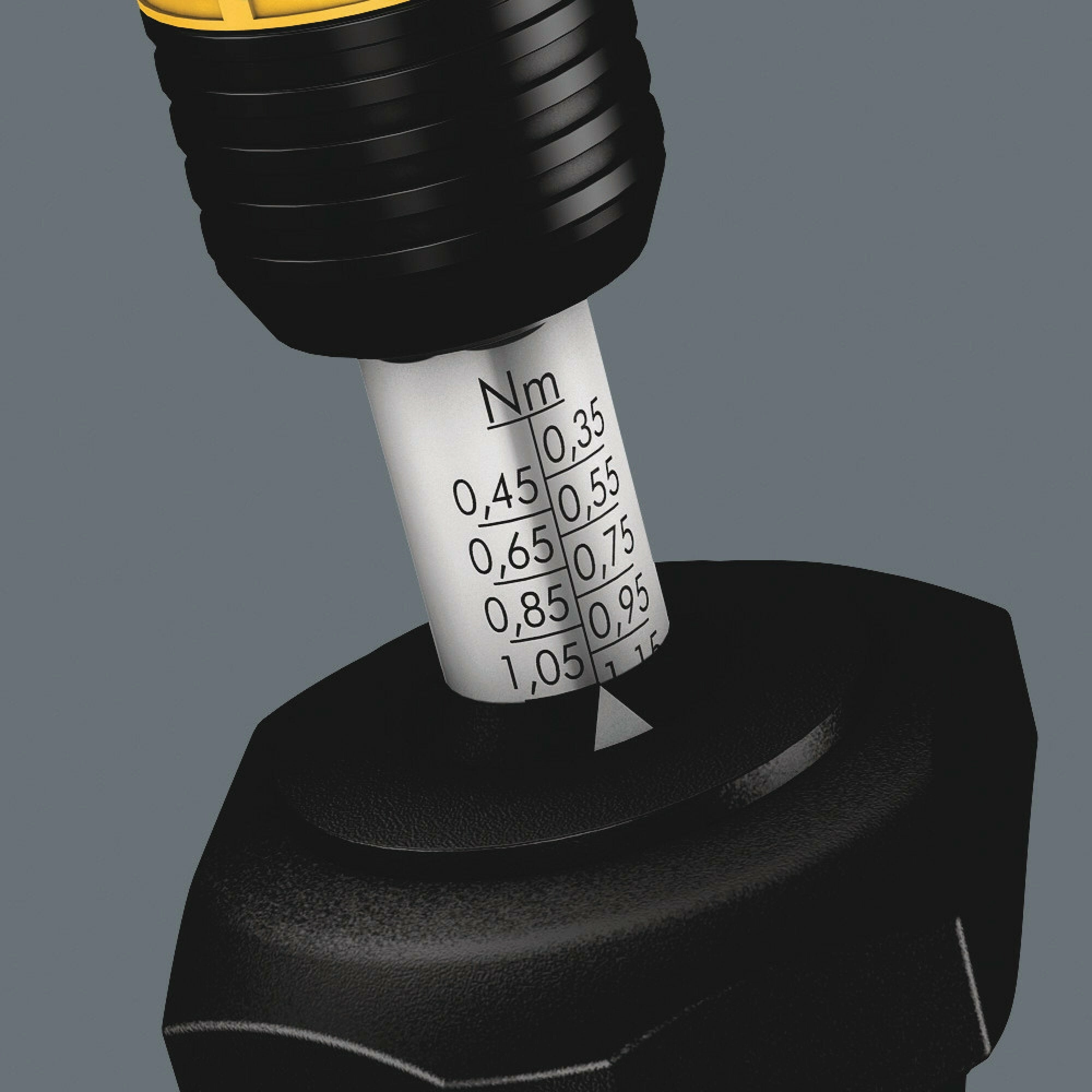 Wera Series 7400 Kraftform ESD adjustable torque screwdrivers (0.1-3.0 Nm) with Rapidaptor quick-release chuck, 7431 ESD x 0.30-1.00 Nm