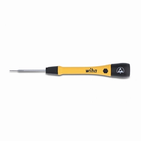 Wiha 27270 ESD Safe PicoFinish Precision Screwdriver - Slotted .8mm x 40mm