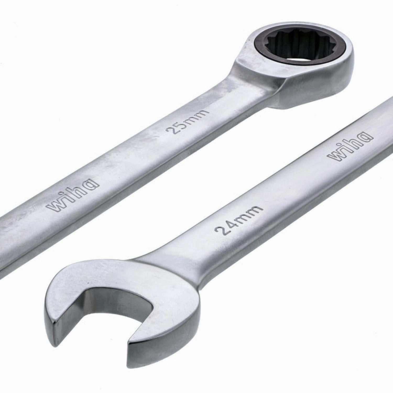 Wiha 30392 31 Piece Ratcheting Wrench Tray Set - SAE and Metric
